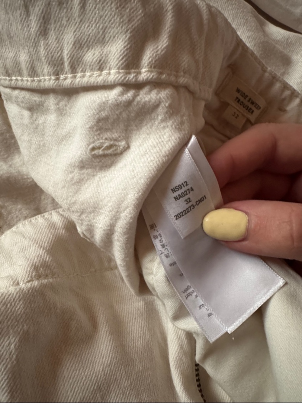 Madewell Wide Sweep Denim Trousers - Picture 10 of 10